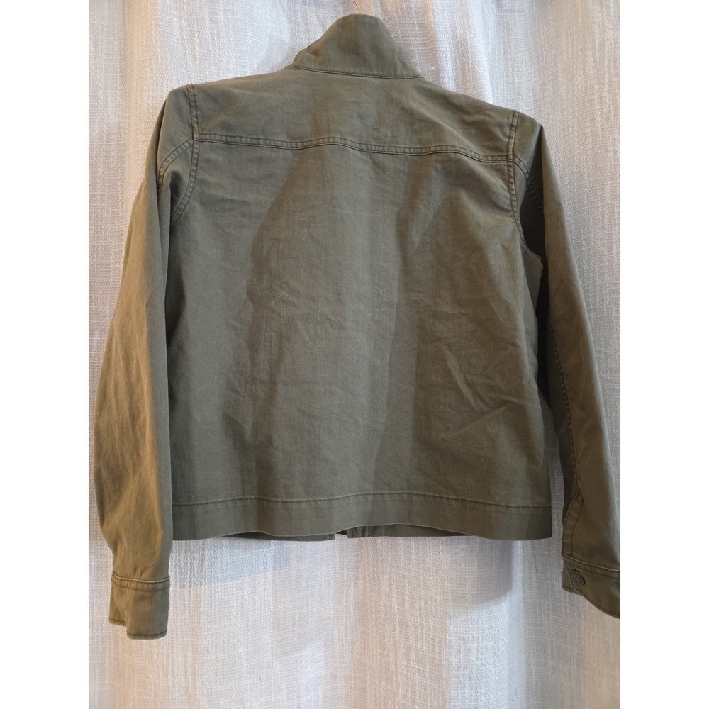 Patagonia Women's Olive Green Jacket Full Zip/Snap Front Size Small Maple Grove - Picture 7 of 10